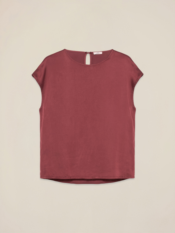 Viscose satin blouse