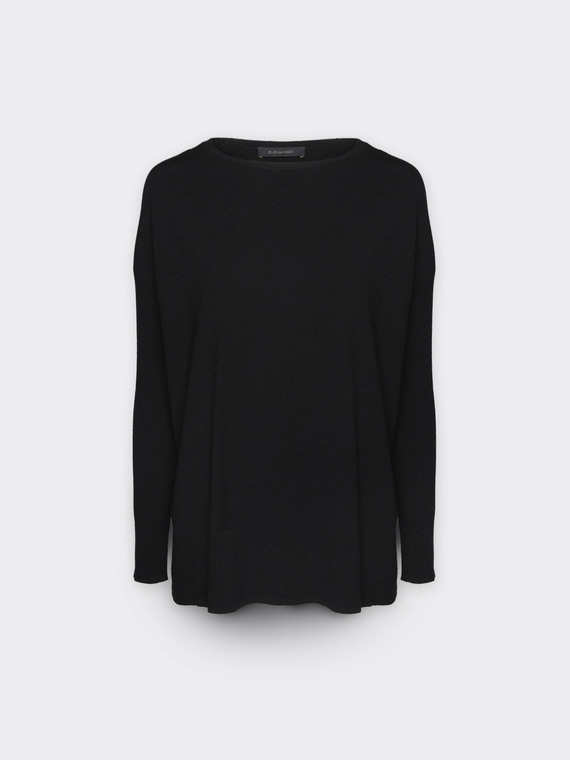Shirt mit Bootausschnitt