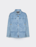Stone washed denim jacket image number 4