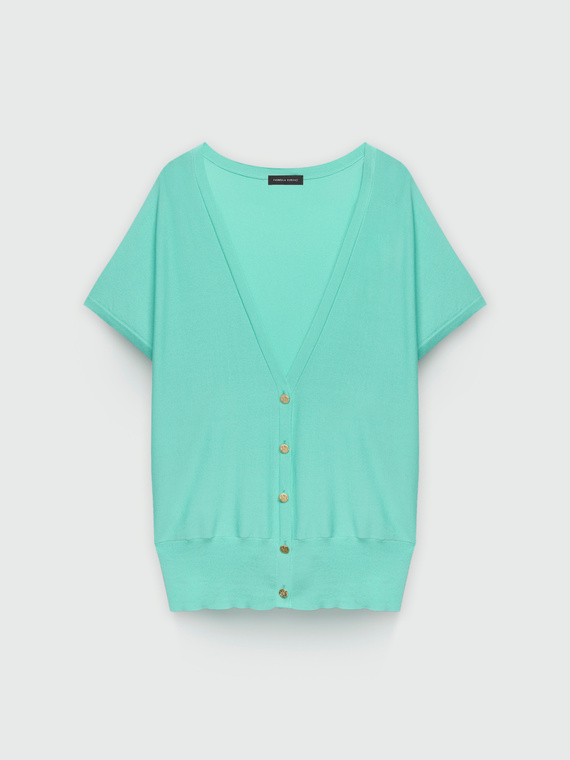 Lightweight cardigan with buttons
