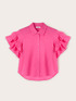 Shirt with ruffle sleeves image number 4