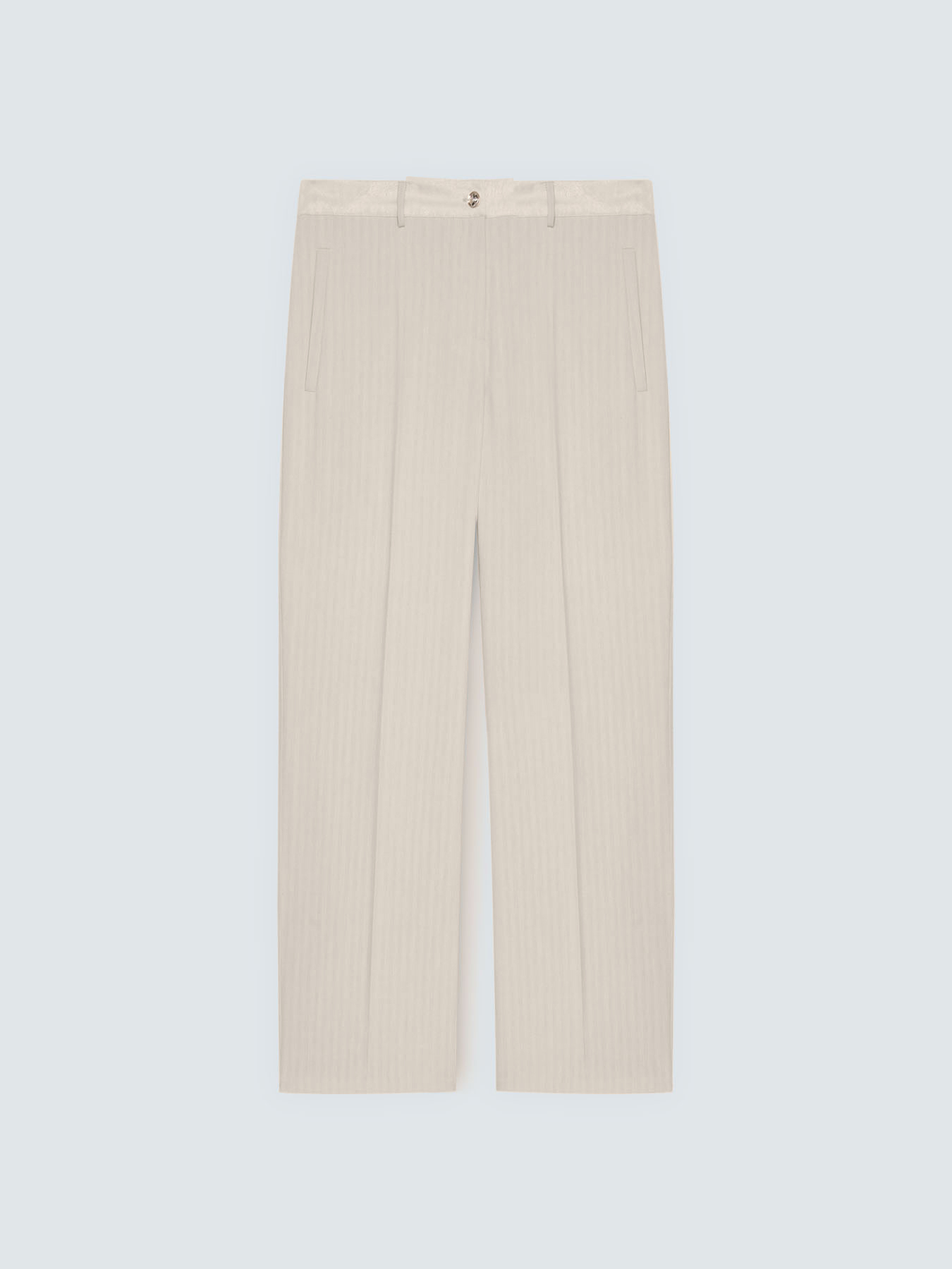 Pantaloni Regular effetto gessato image number 4