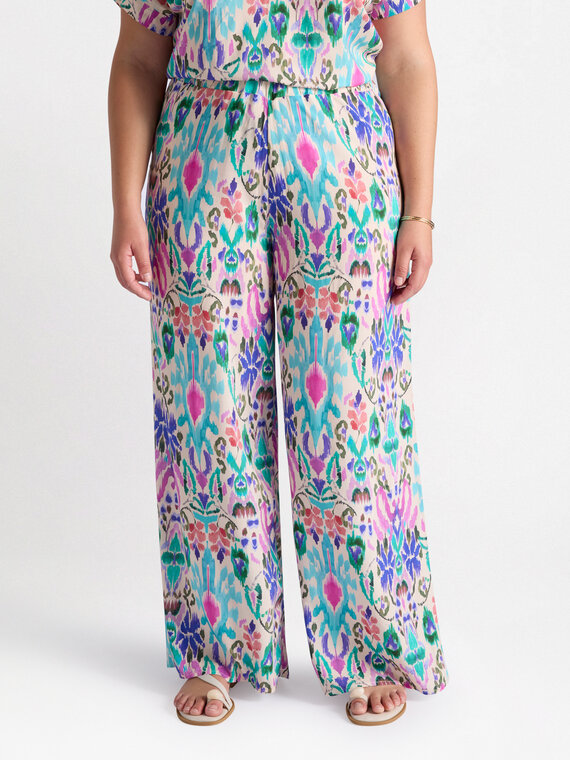 Bedruckte Palazzo-Hose