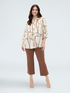 Bluse mit geometrischem Muster aus Viskose image number 3