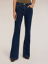 Blaue Flared Jeans im Used-Look image number 3