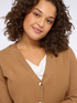Cardigan in maglia fine con paillettes image number 2