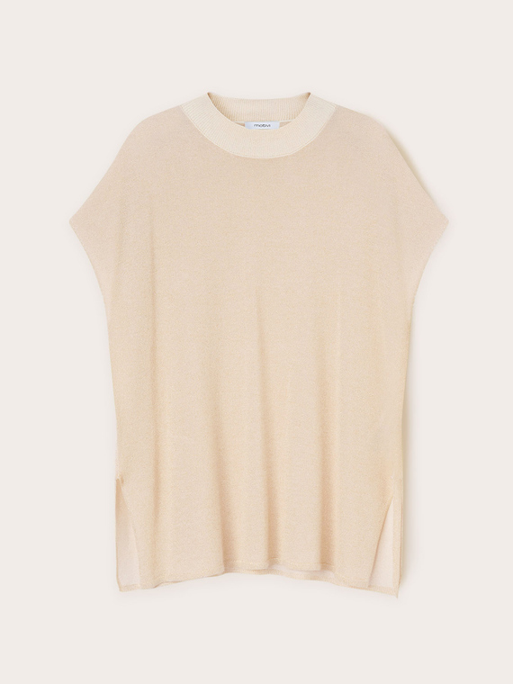 Lurex viscose kimono sweater