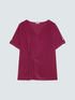 T-shirt en jersey avec drap&eacute; image number 4