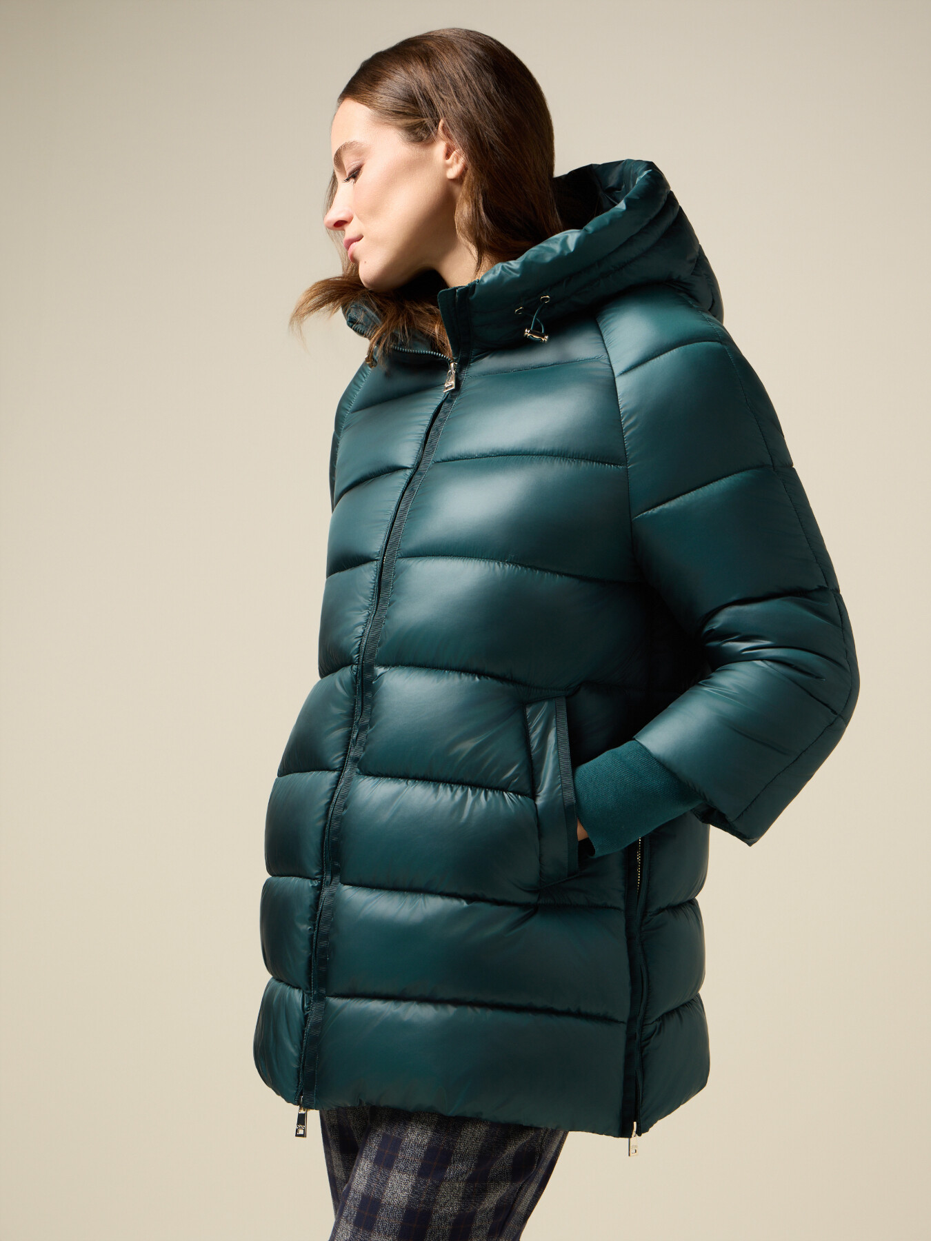 Midi-Daunenjacke mit Kapuze image number 3