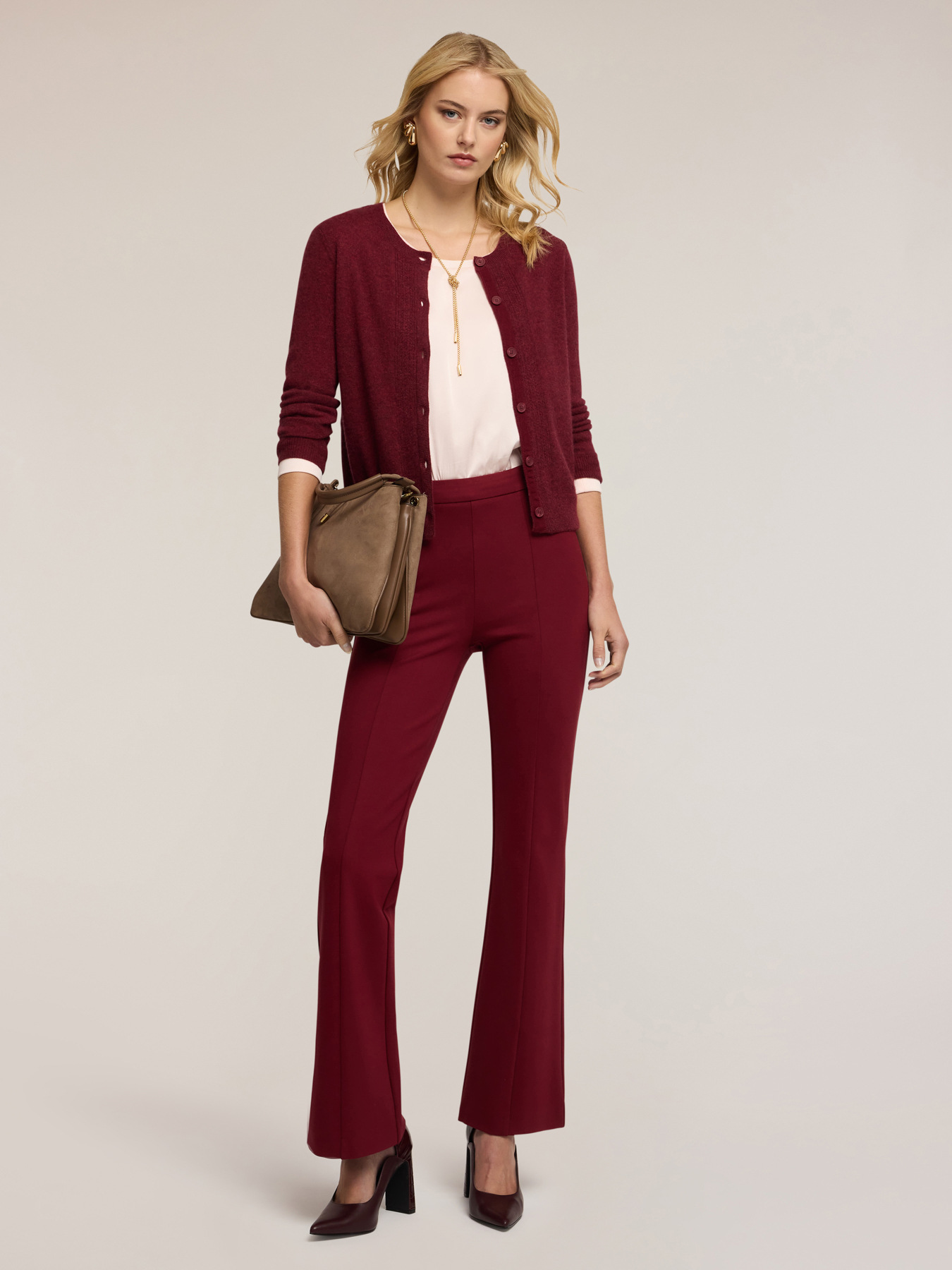 Cardigan tricoté 100% cachemire image number 2