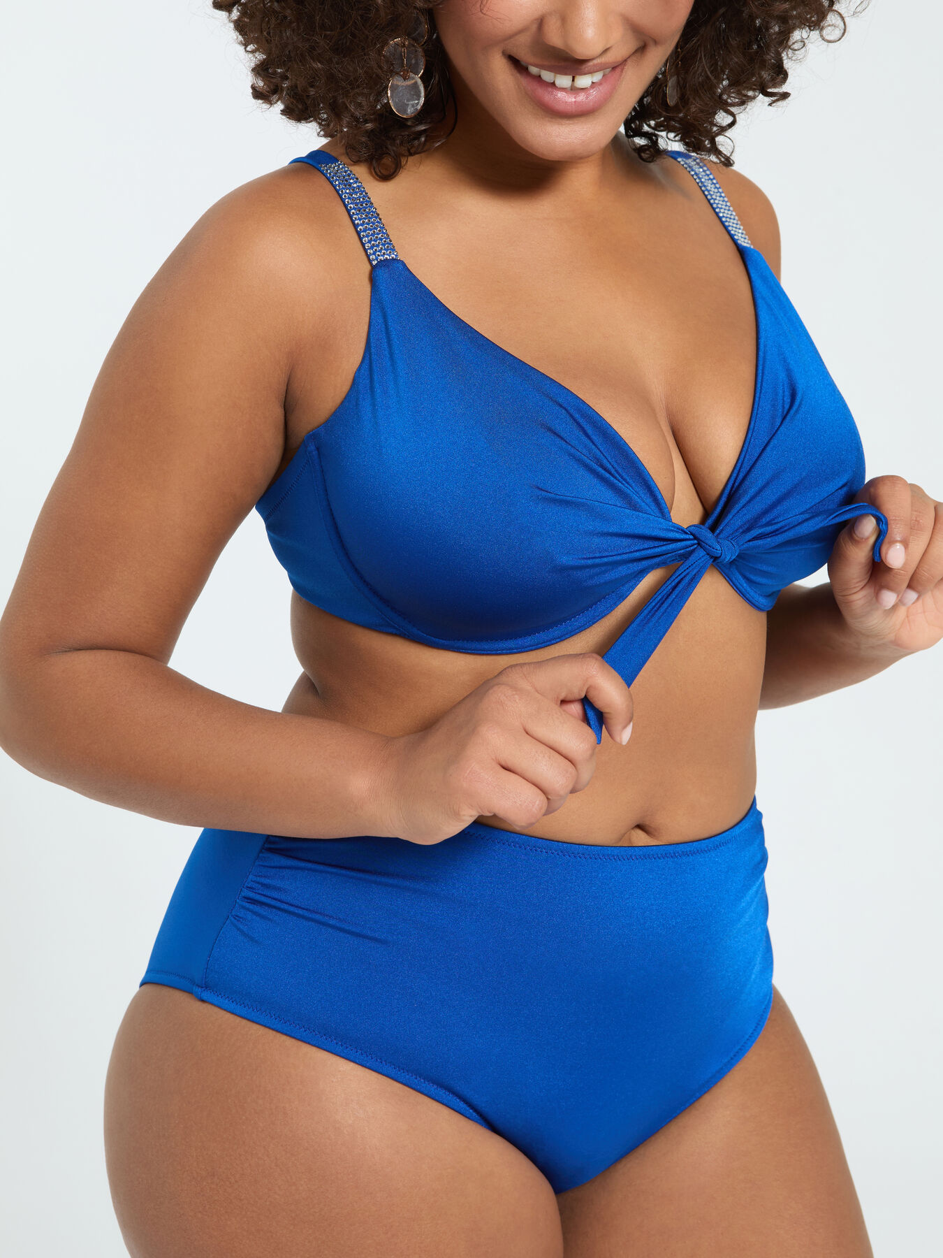 Bikini mit Schleife und Kristallen image number 4