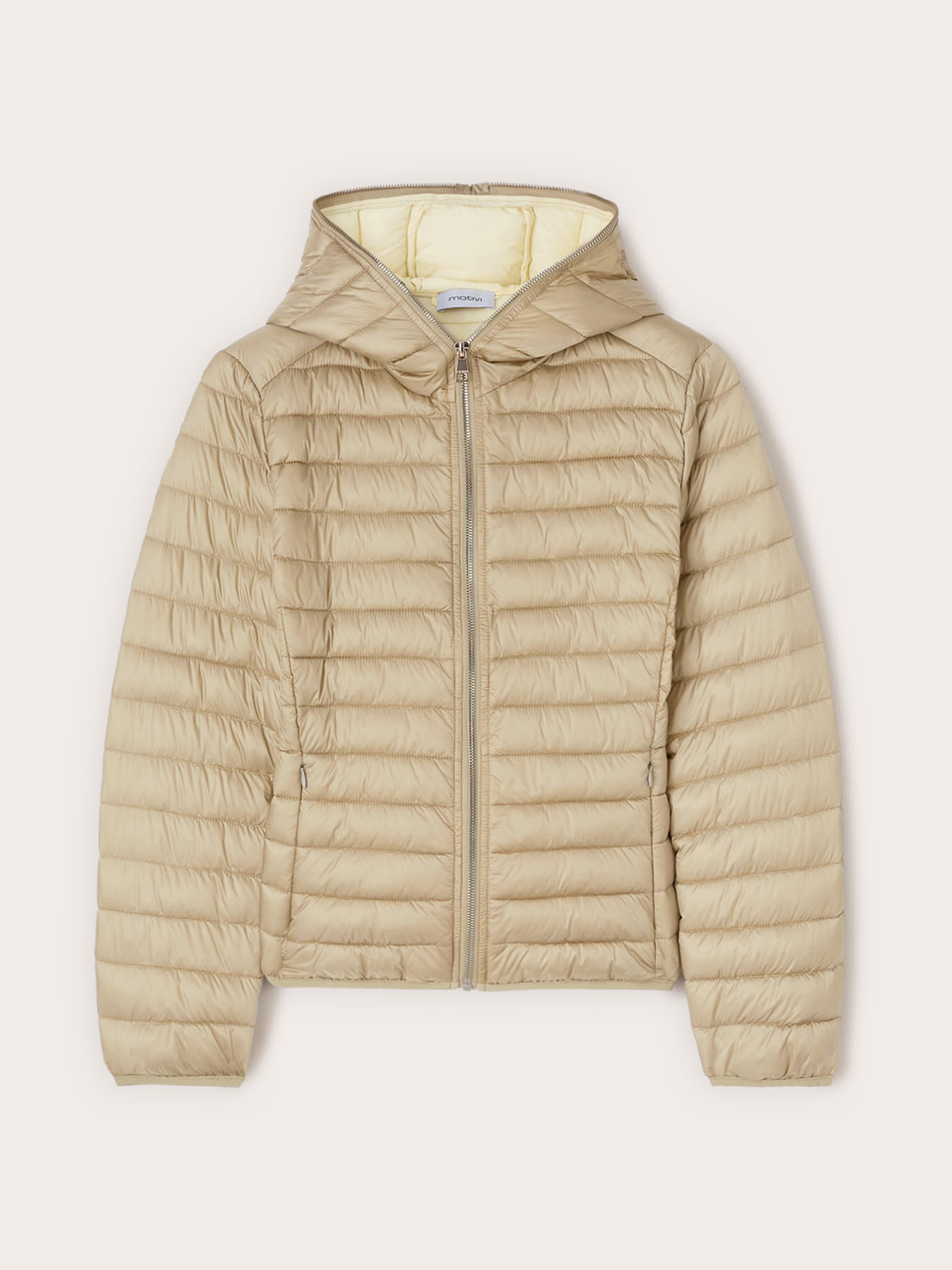 Lightweight hooded down jacket image number 4