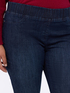 Jeggings aus Denim in dunkler Waschung image number 3
