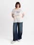 T-shirt with embroidered print image number 0