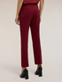 Regular trousers with eyelet pattern image number 1