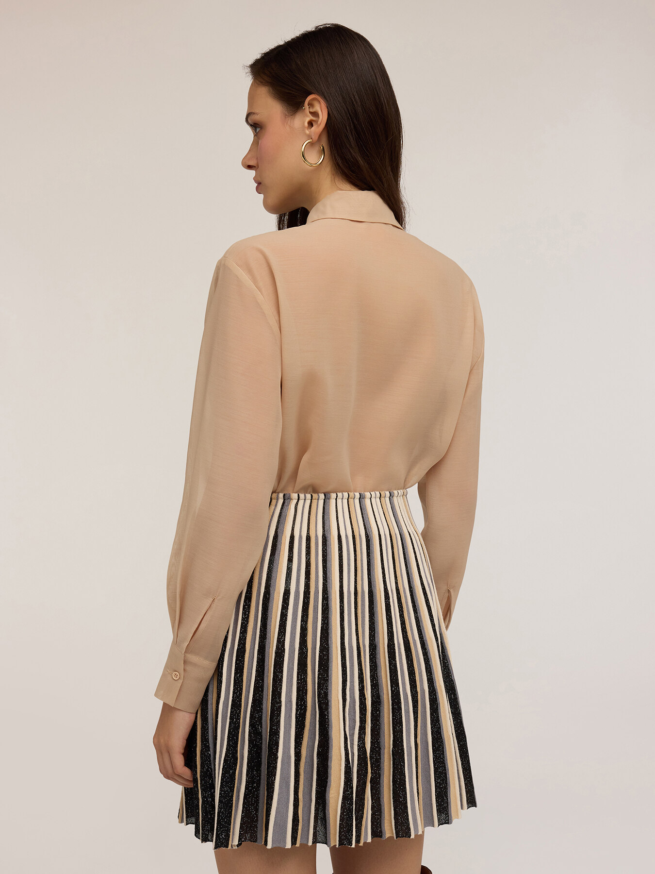 Organza-Bluse mit Taschen image number 1