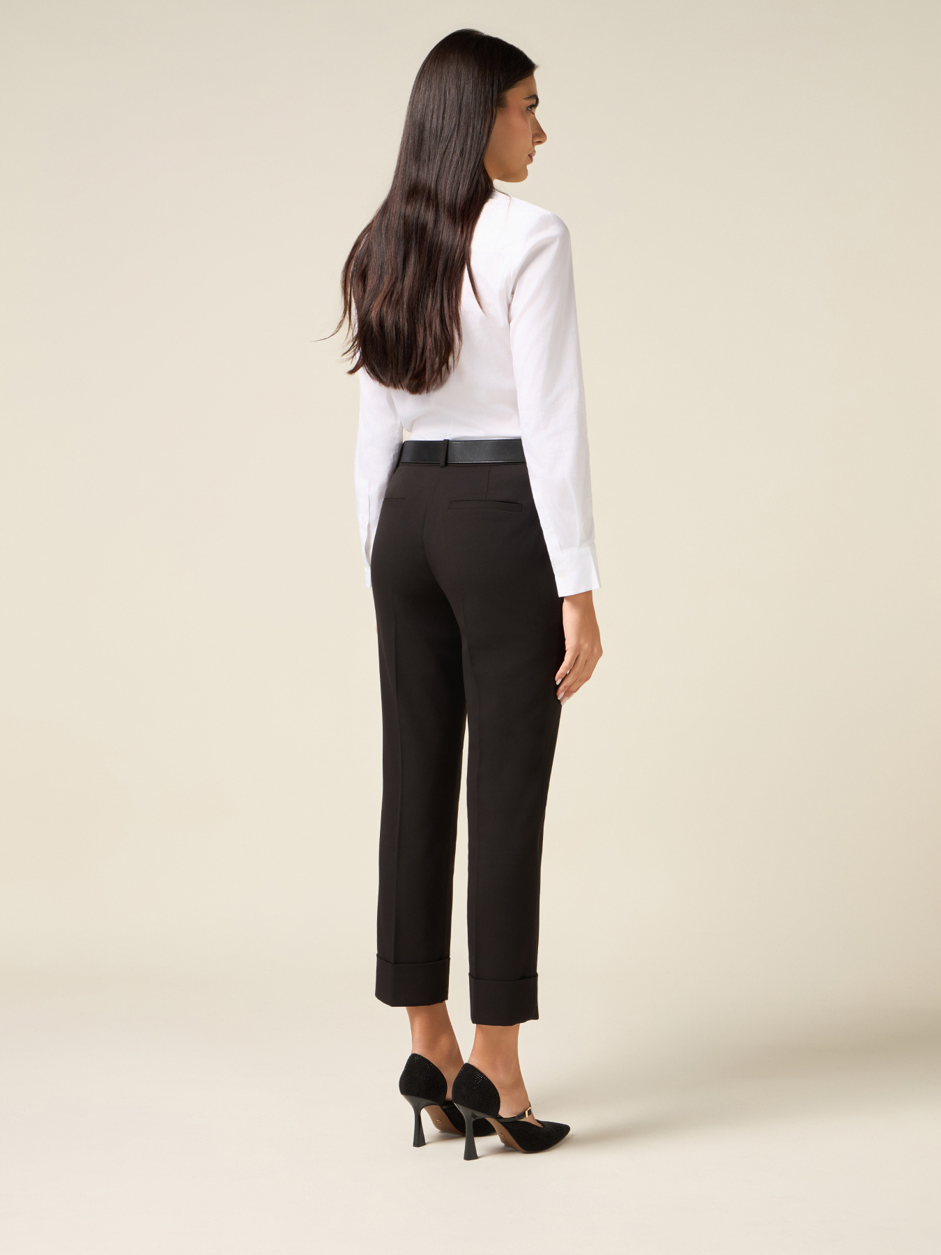 Pantaloni a sigaretta con cintura image number 1