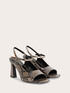 Sandale mit Python-Muster image number 2