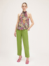 Top in georgette fantasia etnica image number 3