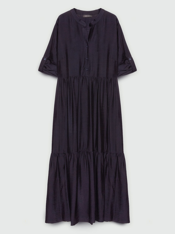 Long flounced dress