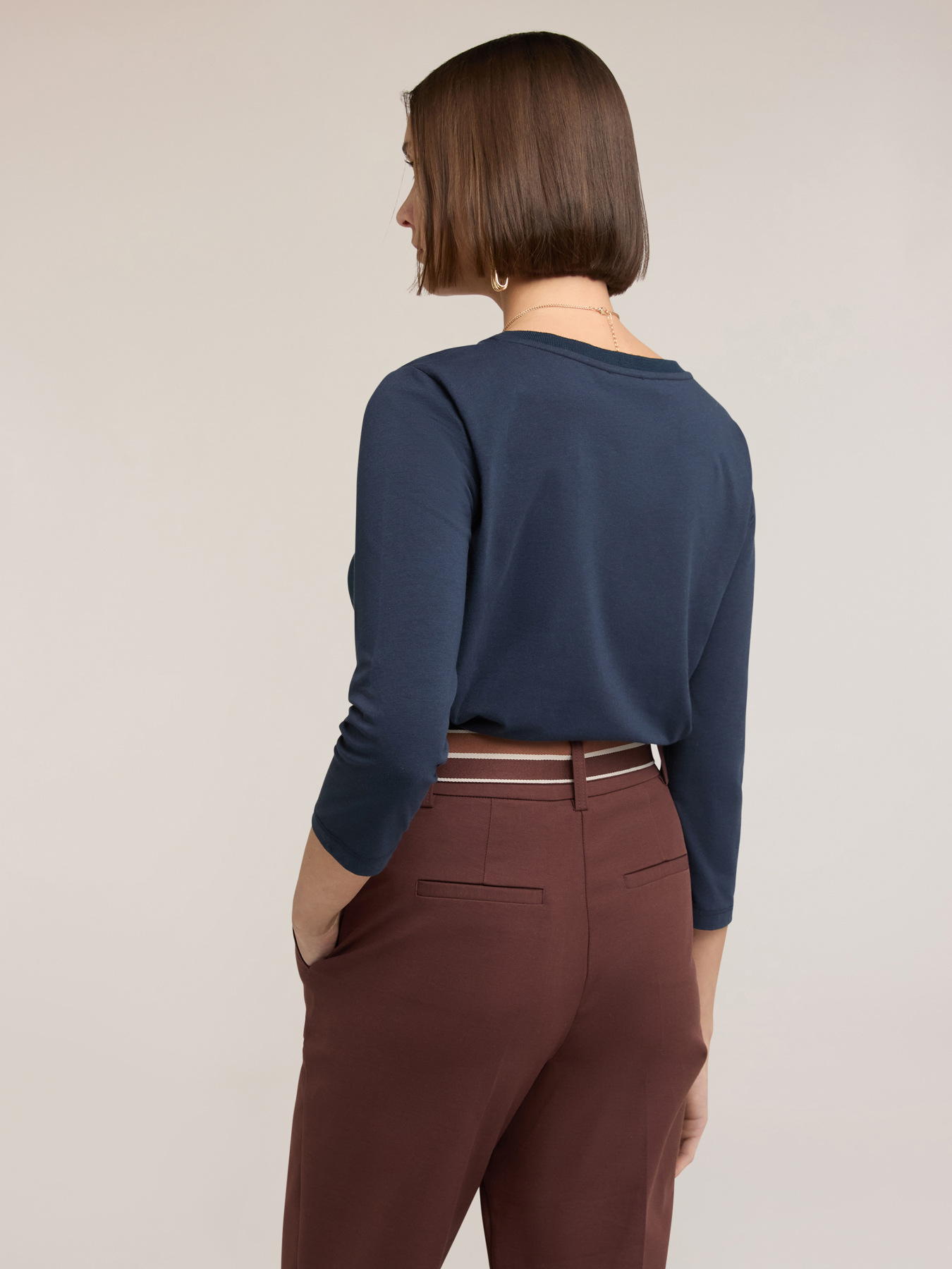 Tricou din două materiale image number 1