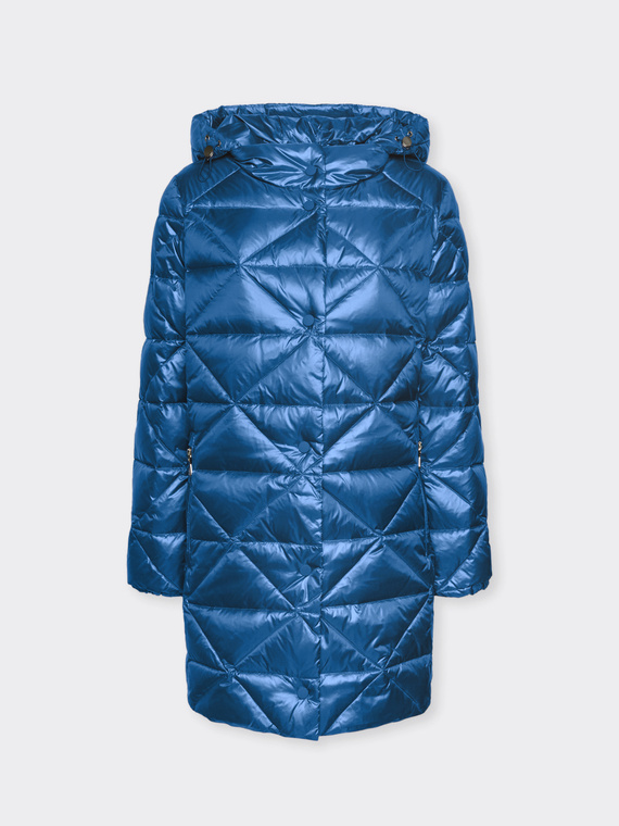 Piumino trapuntato con cappuccio