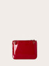 Flache Tasche aus glänzendem beschichtetem Stoff image number 2