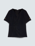 T-Shirt aus Jersey mit Drapierung image number 4