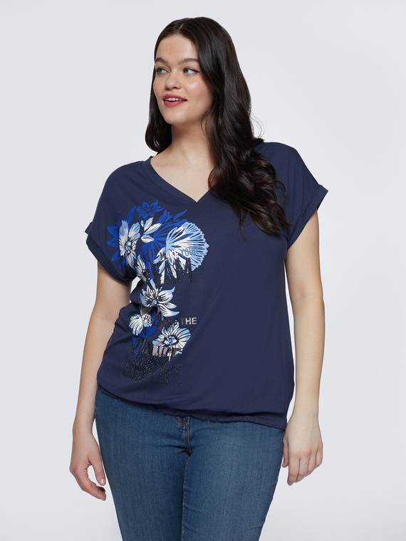 T-shirt with floral print