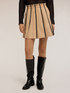 Pleated skirt with edging image number 3
