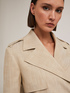 Veste courte à double boutonnage en polyviscose image number 3