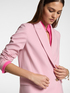 Milano knit fabric double-breasted blazer jacket image number 3