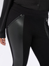 Leggings in Milano stitch and coated fabric image number 3