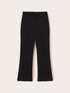 Pantalon kick flare en polyester viscose image number 3