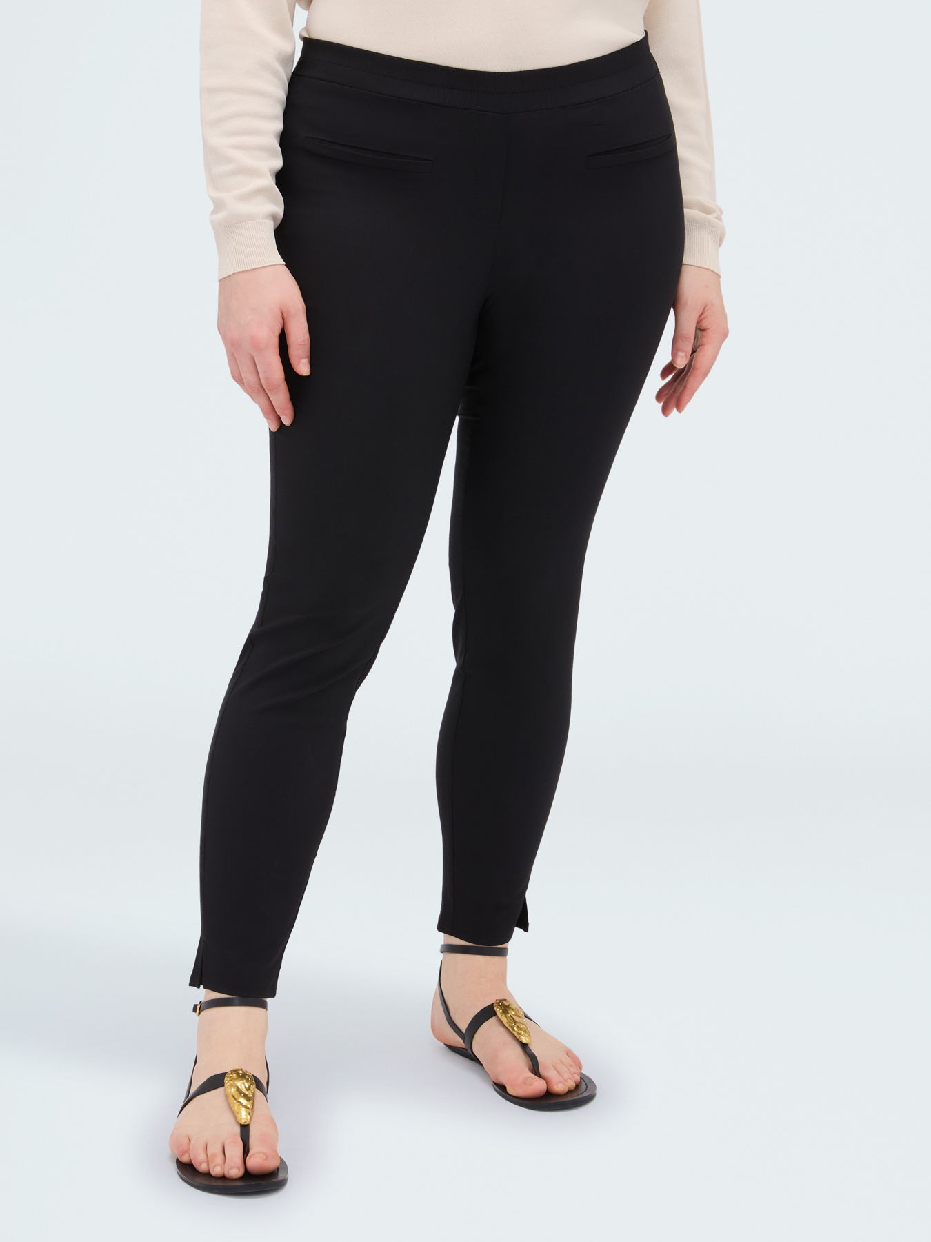 Pantalon Jeggings avec taille &eacute;lastiqu&eacute;e image number 0