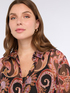 Langes Hemdblusenkleid mit Paisley-Muster image number 3