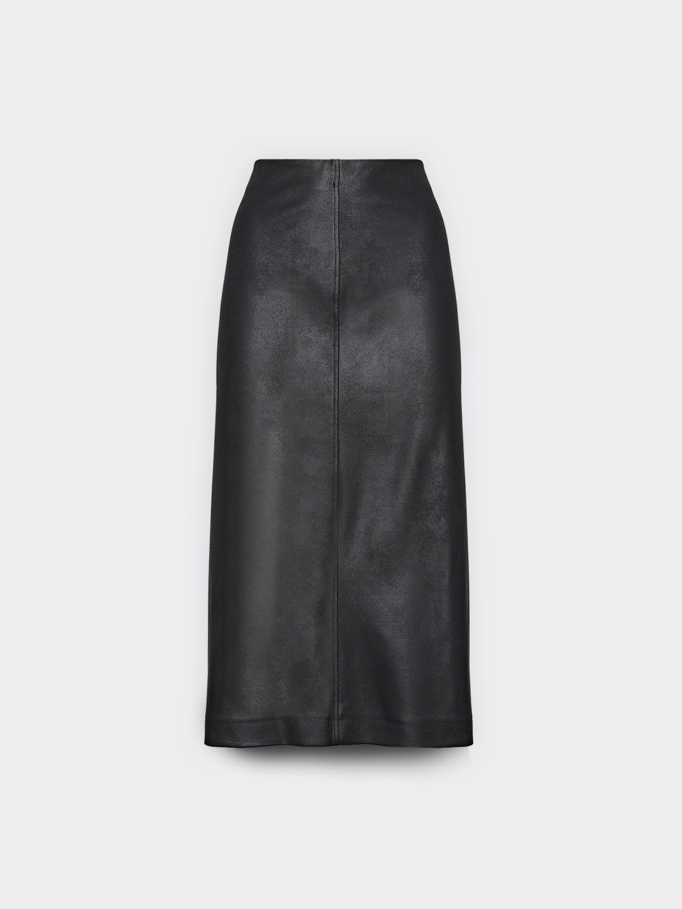 Coated Milanese stitch skirt image number 4
