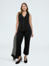 Long knit vest image number 2