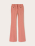Ausgestellte Hose aus Baumwoll-Drill image number 3