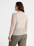Cardigan mit Lochmuster aus Lurexgarn image number 1
