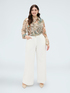 Paisley print georgette shirt image number 3