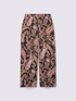 Pantaloni wide leg in jersey con stampa paisley image number 5