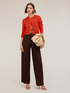 Openwork knit cardigan image number 2