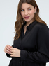 Stretch satin shirt image number 5