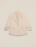 Einreihiger Blazer aus fließendem Stoff image number 3