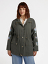 Leichter bestickter Parka image number 4