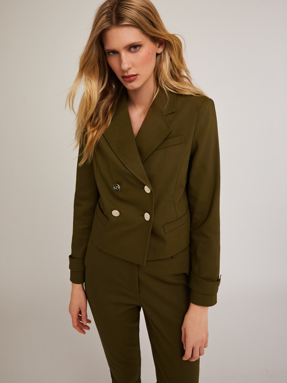 Veste spencer en coton mélangé