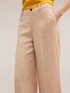 Pantaloni palazzo fantasia gessata image number 3