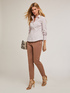 Pantalon regular avec des boutons métalliques image number 0