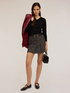 Ribbed raglan cardigan image number 2